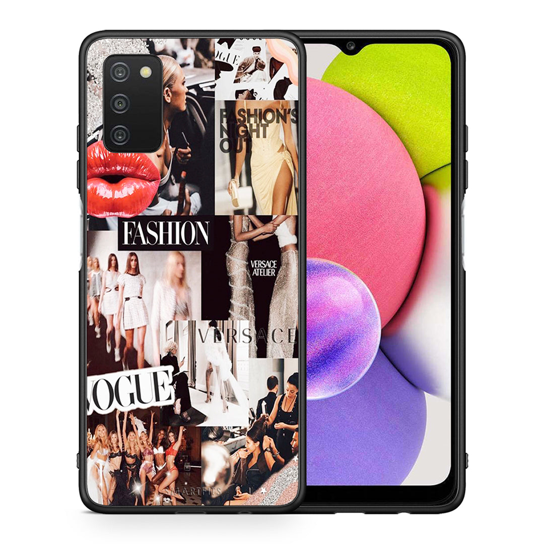 Collage Fashion - Samsung Galaxy A03s θήκη