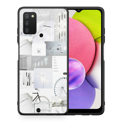 Collage Make Me Wonder - Samsung Galaxy A03s θήκη