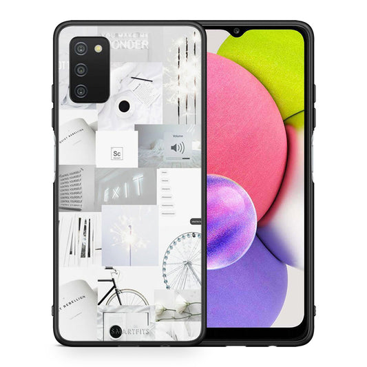 Collage Make Me Wonder - Samsung Galaxy A03s θήκη