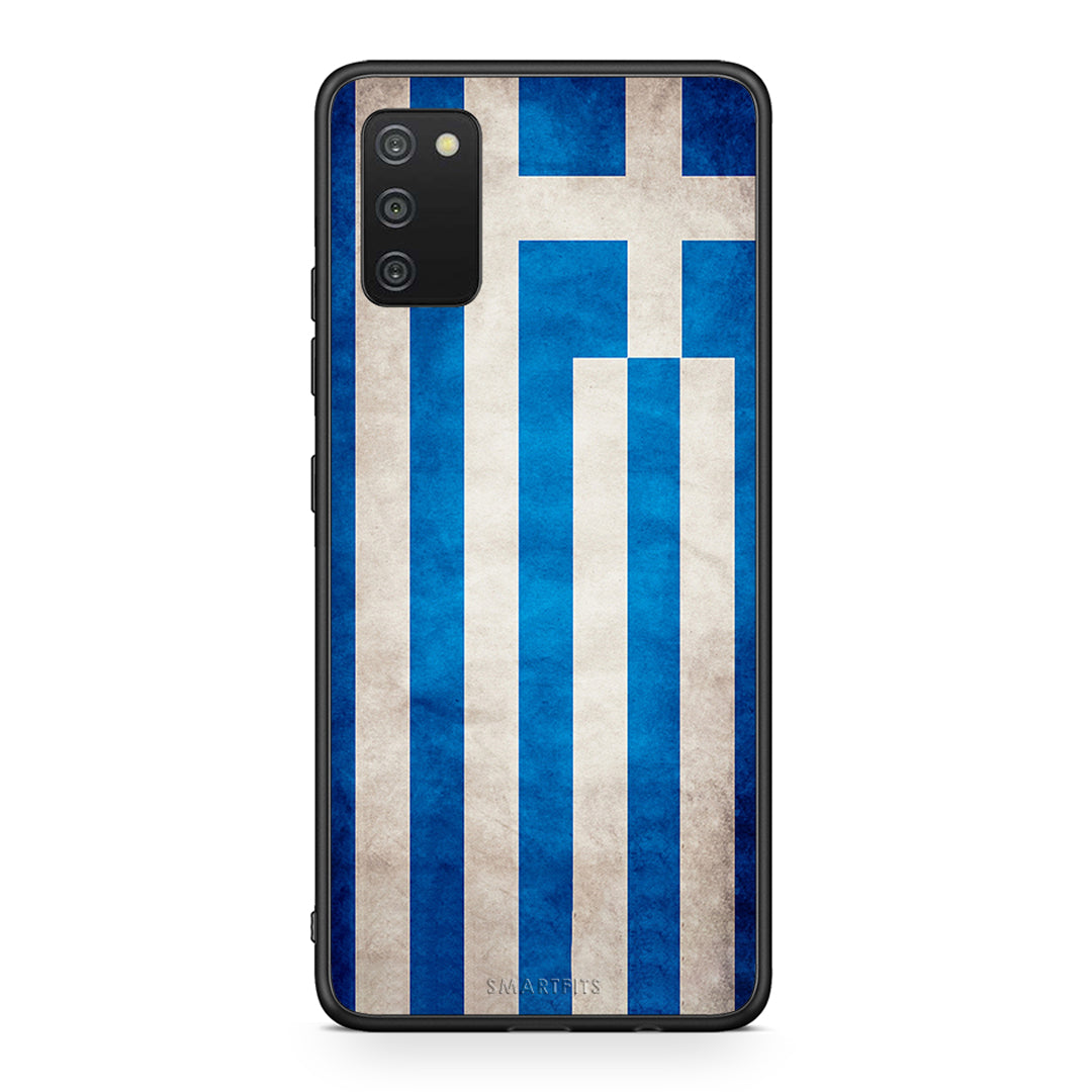 4 - Samsung A03s Greeek Flag case, cover, bumper