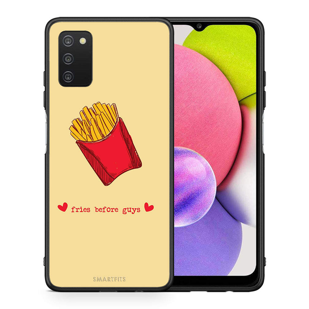 Fries Before Guys - Samsung Galaxy A03s θήκη