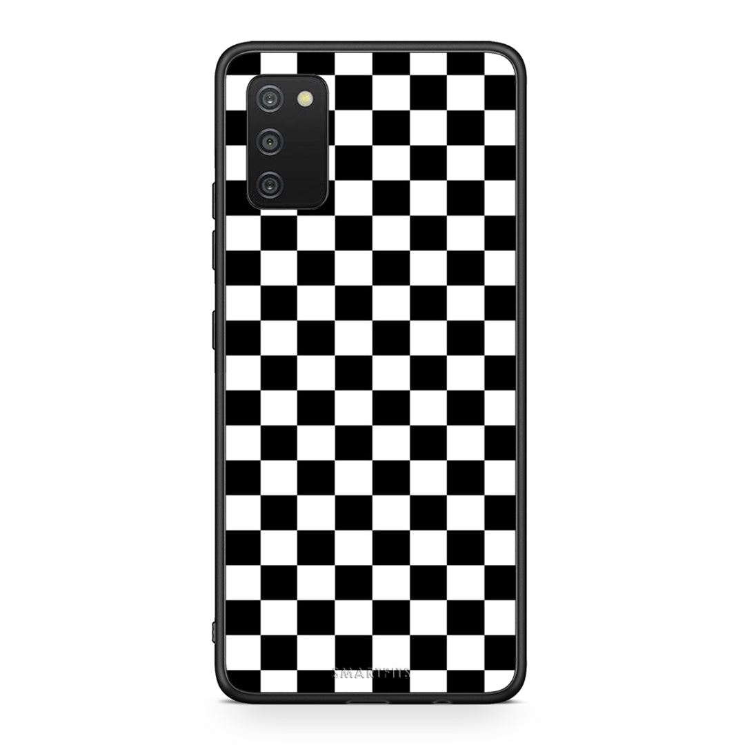 4 - Samsung A03s Squares Geometric case, cover, bumper