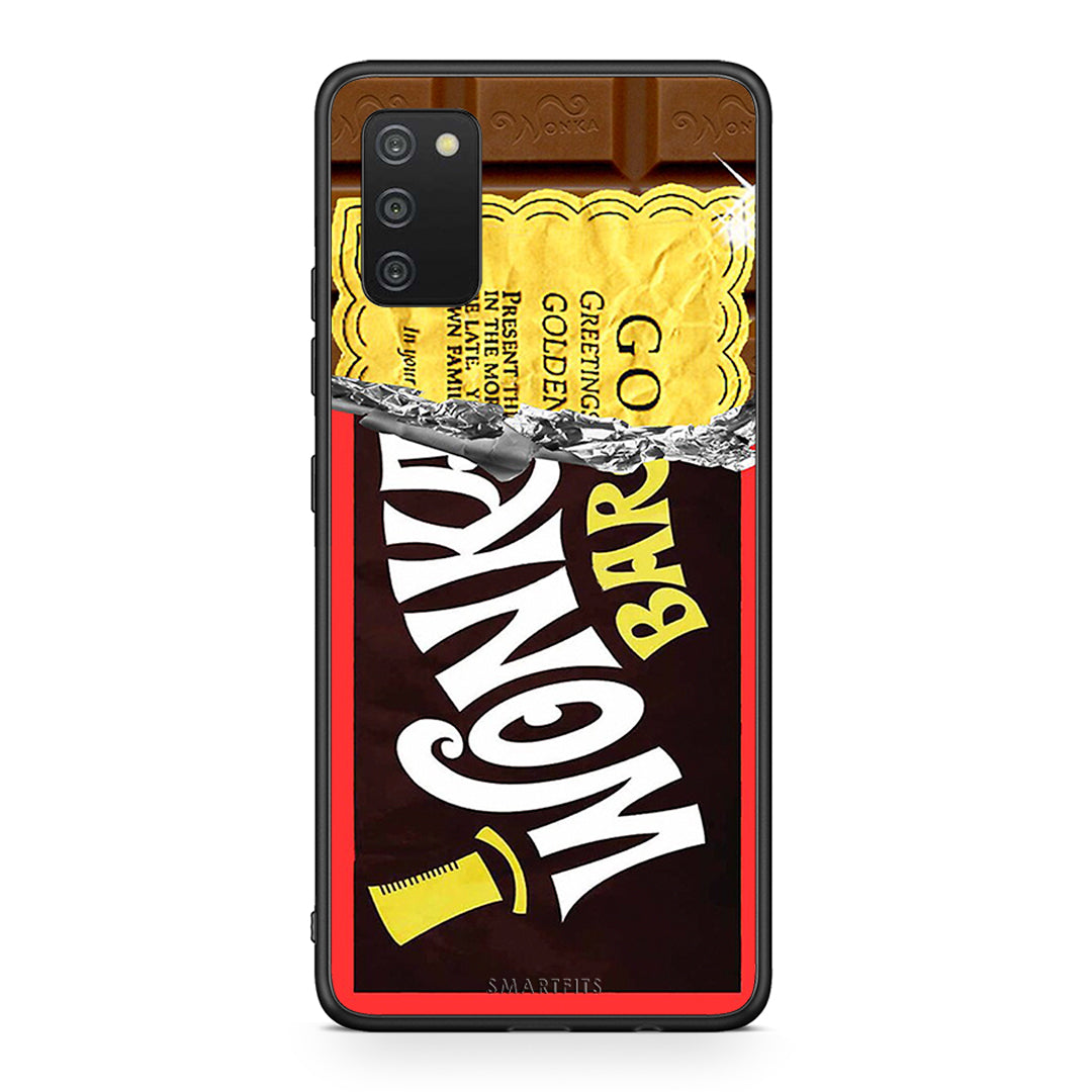 Samsung A03s Golden Ticket θήκη από τη Smartfits με σχέδιο στο πίσω μέρος και μαύρο περίβλημα | Smartphone case with colorful back and black bezels by Smartfits