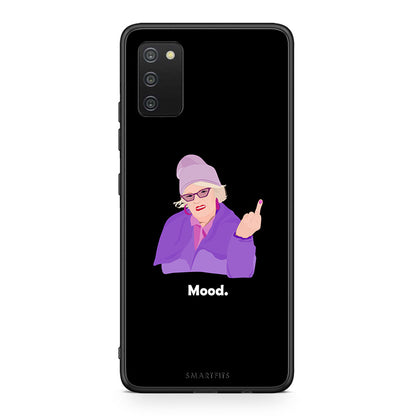 Samsung A03s Grandma Mood Black θήκη από τη Smartfits με σχέδιο στο πίσω μέρος και μαύρο περίβλημα | Smartphone case with colorful back and black bezels by Smartfits