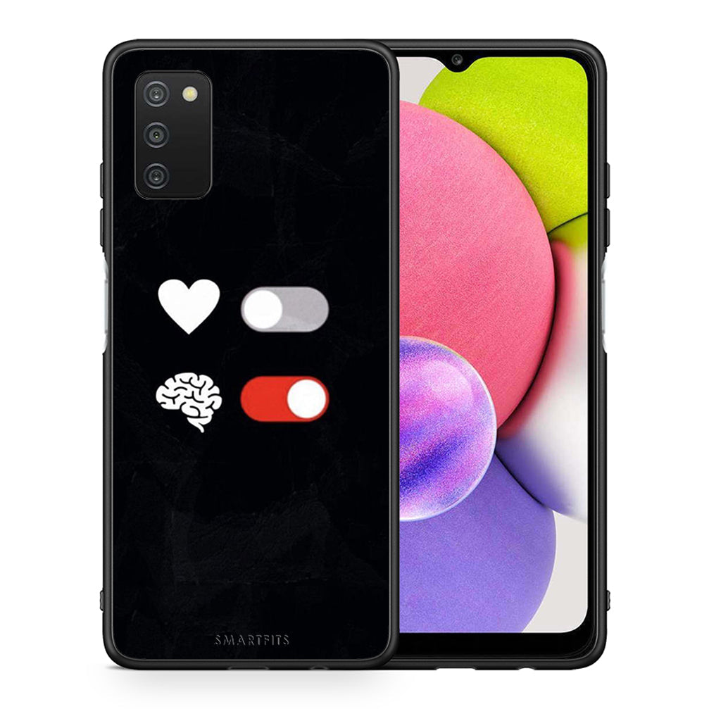 Heart Vs Brain - Samsung Galaxy A03s θήκη