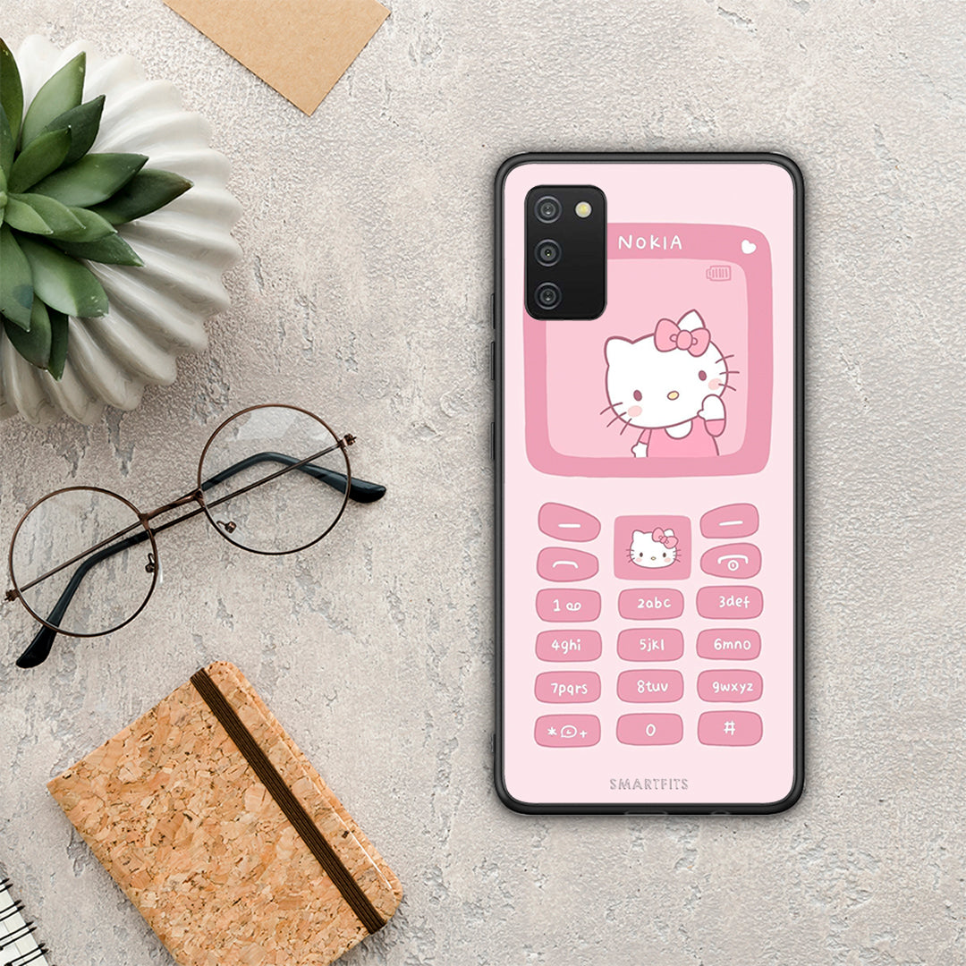 Hello Kitten - Samsung Galaxy A03s θήκη