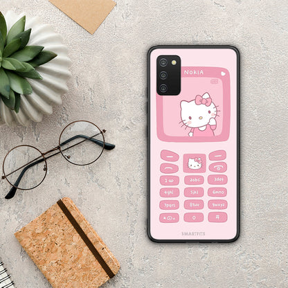 Hello Kitten - Samsung Galaxy A03s θήκη