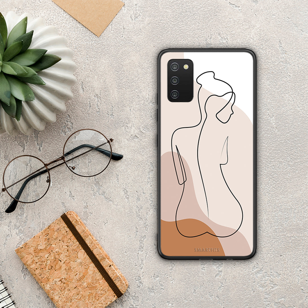 LineArt Woman - Samsung Galaxy A03s θήκη