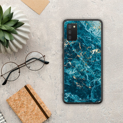 Marble Blue - Samsung Galaxy A03s θήκη