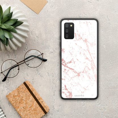 Marble Pink Splash - Samsung Galaxy A03s θήκη