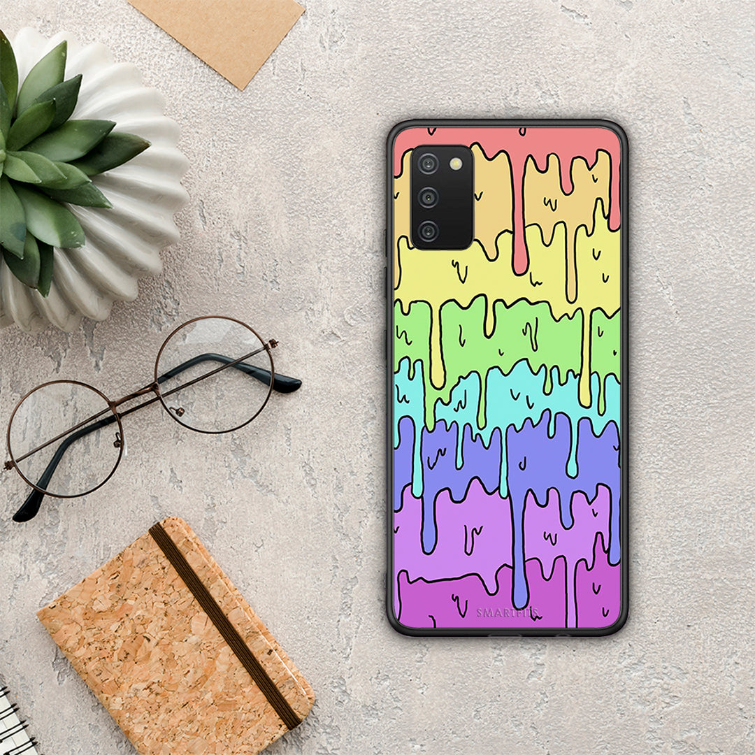 Melting Rainbow - Samsung Galaxy A03s θήκη