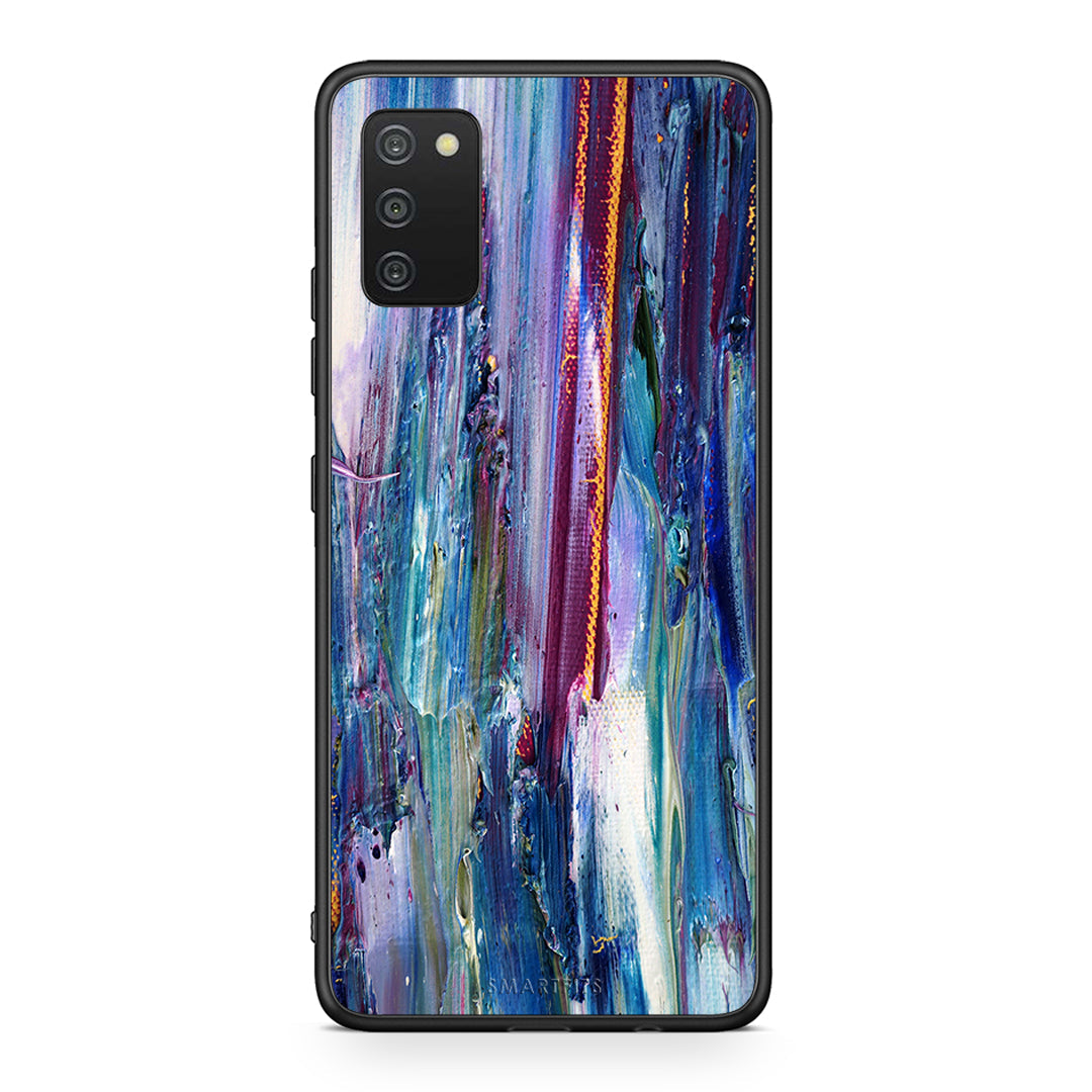 99 - Samsung A03s Paint Winter case, cover, bumper