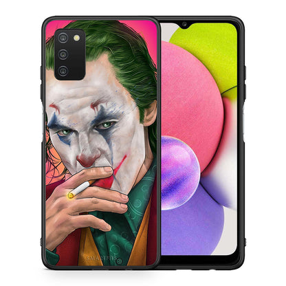 Θήκη Samsung A03s JokesOnU PopArt από τη Smartfits με σχέδιο στο πίσω μέρος και μαύρο περίβλημα | Samsung A03s JokesOnU PopArt case with colorful back and black bezels