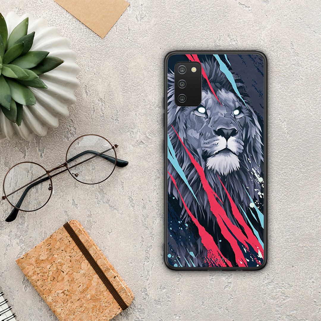PopArt Lion Designer - Samsung Galaxy A03s θήκη