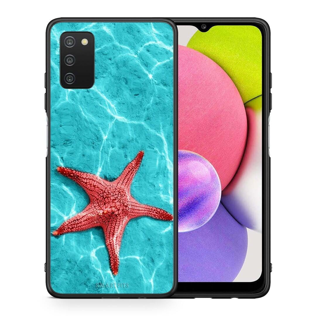 Red Starfish - Samsung Galaxy A03s θήκη