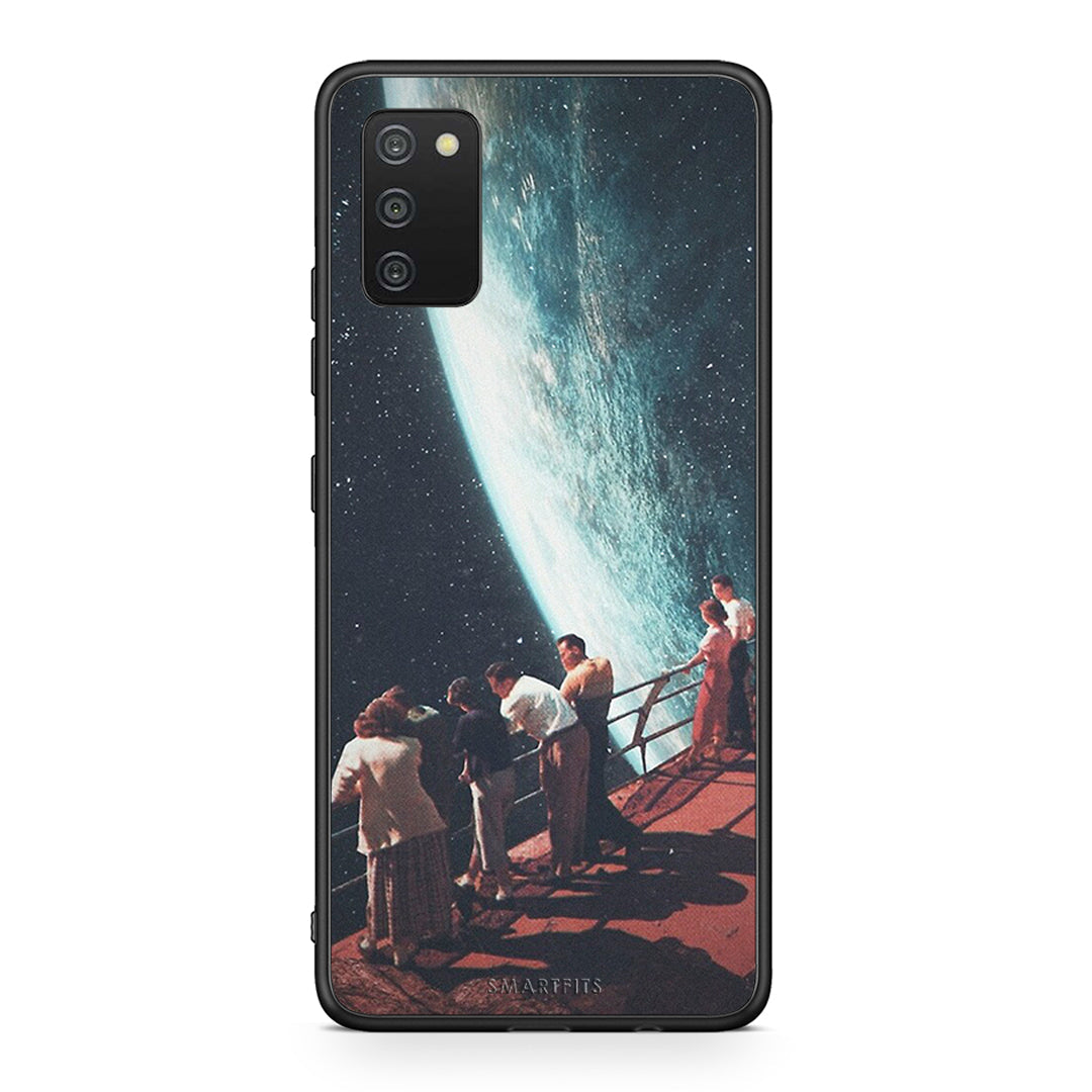 Samsung A03s Surreal View θήκη από τη Smartfits με σχέδιο στο πίσω μέρος και μαύρο περίβλημα | Smartphone case with colorful back and black bezels by Smartfits