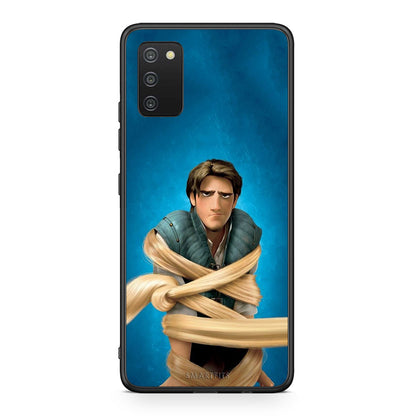 Samsung A03s Tangled 1 Θήκη Αγίου Βαλεντίνου από τη Smartfits με σχέδιο στο πίσω μέρος και μαύρο περίβλημα | Smartphone case with colorful back and black bezels by Smartfits