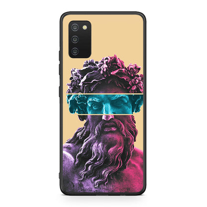 Samsung A03s Zeus Art Θήκη Αγίου Βαλεντίνου από τη Smartfits με σχέδιο στο πίσω μέρος και μαύρο περίβλημα | Smartphone case with colorful back and black bezels by Smartfits