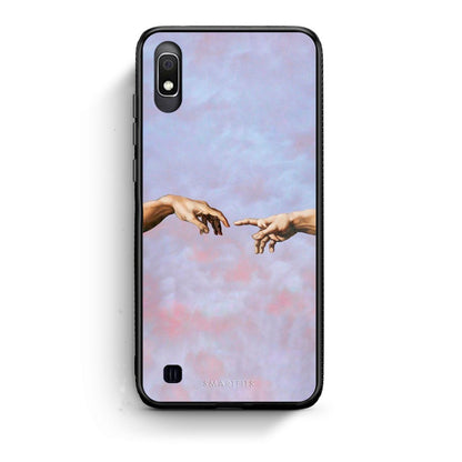 Samsung A10 Adam Hand θήκη από τη Smartfits με σχέδιο στο πίσω μέρος και μαύρο περίβλημα | Smartphone case with colorful back and black bezels by Smartfits