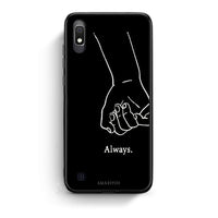 Thumbnail for Samsung A10 Always & Forever 1 Θήκη Αγίου Βαλεντίνου από τη Smartfits με σχέδιο στο πίσω μέρος και μαύρο περίβλημα | Smartphone case with colorful back and black bezels by Smartfits