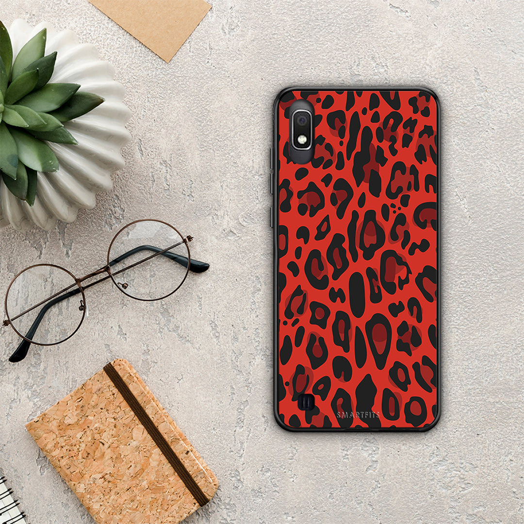 Animal Red Leopard - Samsung Galaxy A10 θήκη