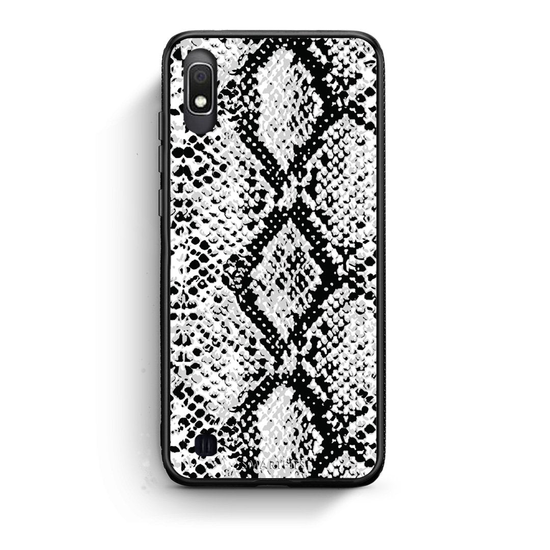 24 - Samsung A10  White Snake Animal case, cover, bumper