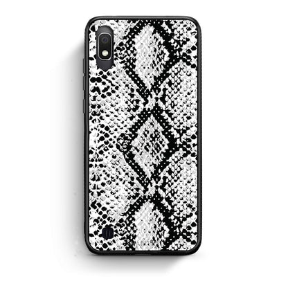24 - Samsung A10  White Snake Animal case, cover, bumper