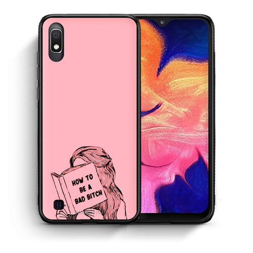 Θήκη Samsung A10 Bad Bitch από τη Smartfits με σχέδιο στο πίσω μέρος και μαύρο περίβλημα | Samsung A10 Bad Bitch case with colorful back and black bezels