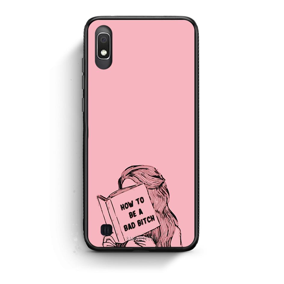 Samsung A10 Bad Bitch θήκη από τη Smartfits με σχέδιο στο πίσω μέρος και μαύρο περίβλημα | Smartphone case with colorful back and black bezels by Smartfits