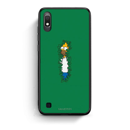 Samsung A10 Bush Man Θήκη Αγίου Βαλεντίνου από τη Smartfits με σχέδιο στο πίσω μέρος και μαύρο περίβλημα | Smartphone case with colorful back and black bezels by Smartfits