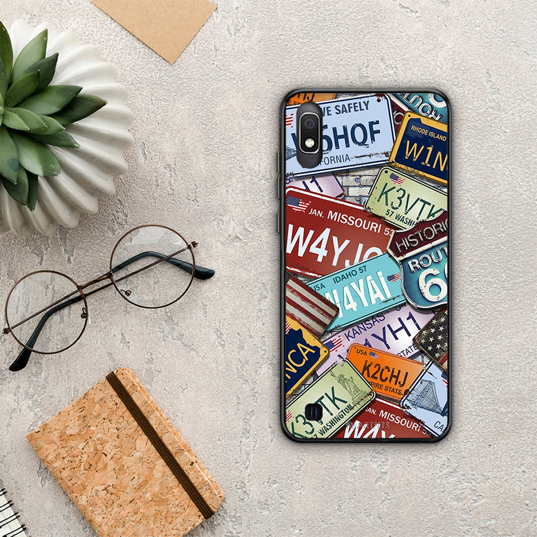 Car Plates - Samsung Galaxy A10 θήκη