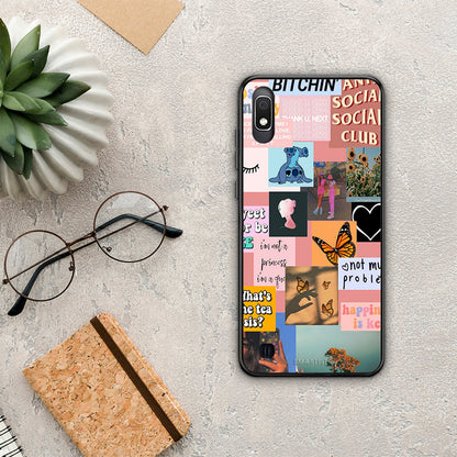 Collage Bitchin - Samsung Galaxy A10 θήκη