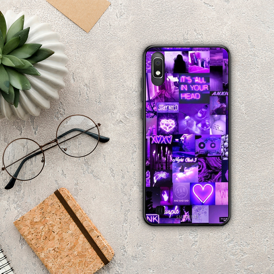 Collage Stay Wild - Samsung Galaxy A10 θήκη