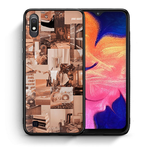 Θήκη Αγίου Βαλεντίνου Samsung A10 Collage You Can από τη Smartfits με σχέδιο στο πίσω μέρος και μαύρο περίβλημα | Samsung A10 Collage You Can case with colorful back and black bezels