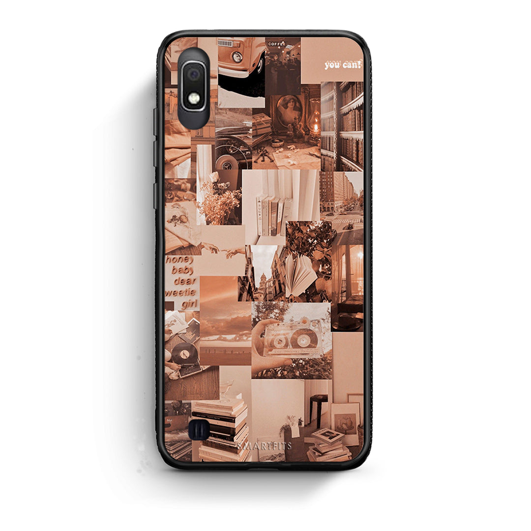Samsung A10 Collage You Can Θήκη Αγίου Βαλεντίνου από τη Smartfits με σχέδιο στο πίσω μέρος και μαύρο περίβλημα | Smartphone case with colorful back and black bezels by Smartfits