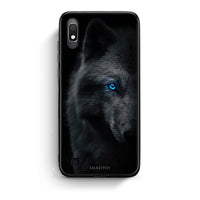 Thumbnail for Samsung A10 Dark Wolf θήκη από τη Smartfits με σχέδιο στο πίσω μέρος και μαύρο περίβλημα | Smartphone case with colorful back and black bezels by Smartfits