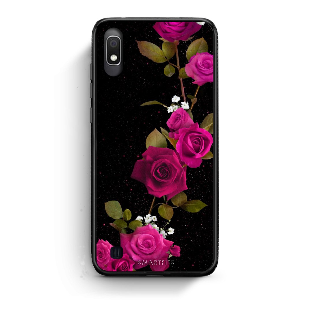 4 - Samsung A10 Red Roses Flower case, cover, bumper
