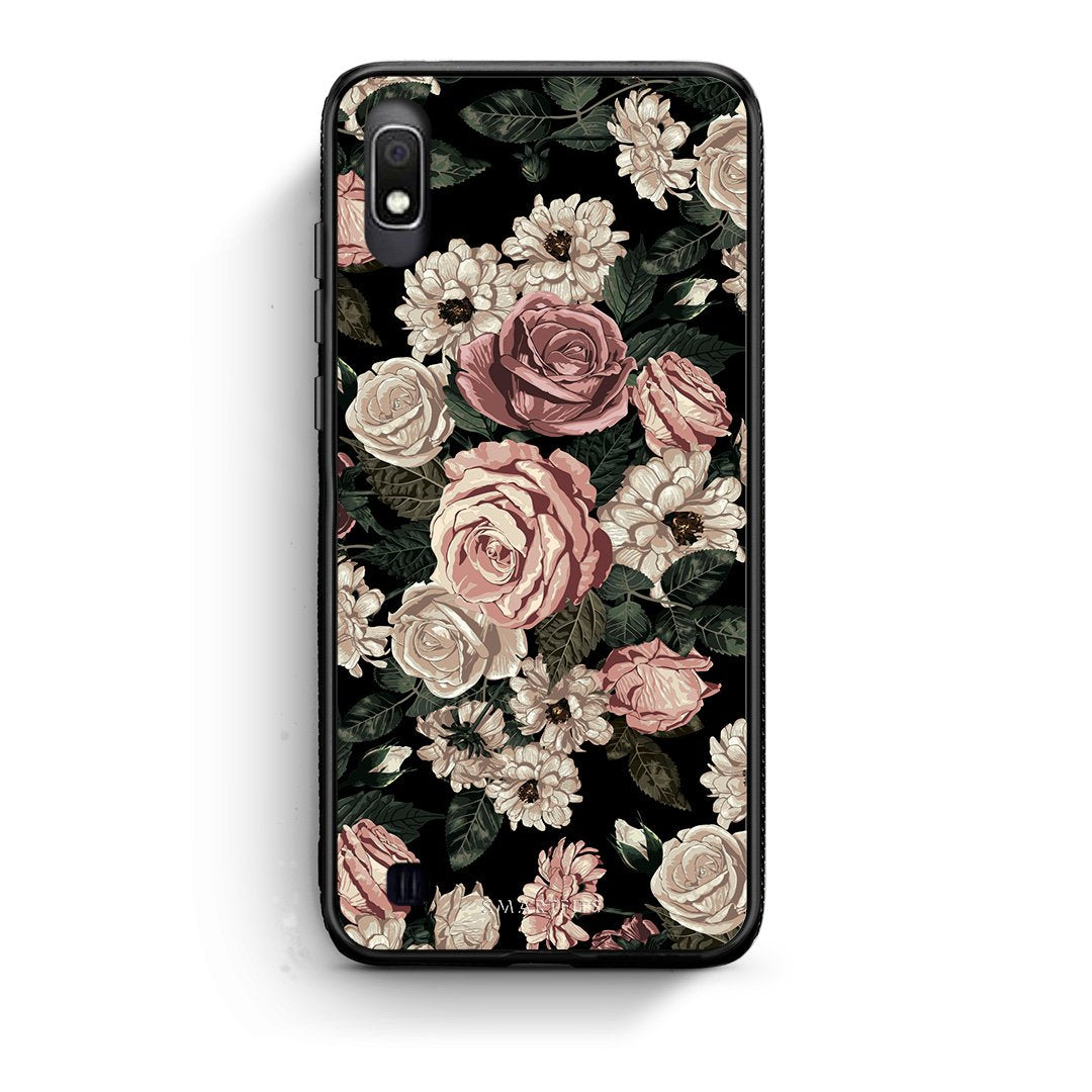 4 - Samsung A10 Wild Roses Flower case, cover, bumper