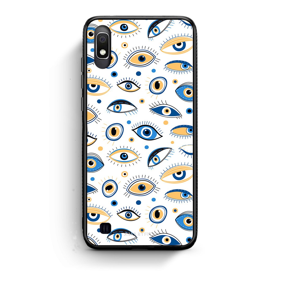 Samsung A10 Ftou Ftou θήκη από τη Smartfits με σχέδιο στο πίσω μέρος και μαύρο περίβλημα | Smartphone case with colorful back and black bezels by Smartfits