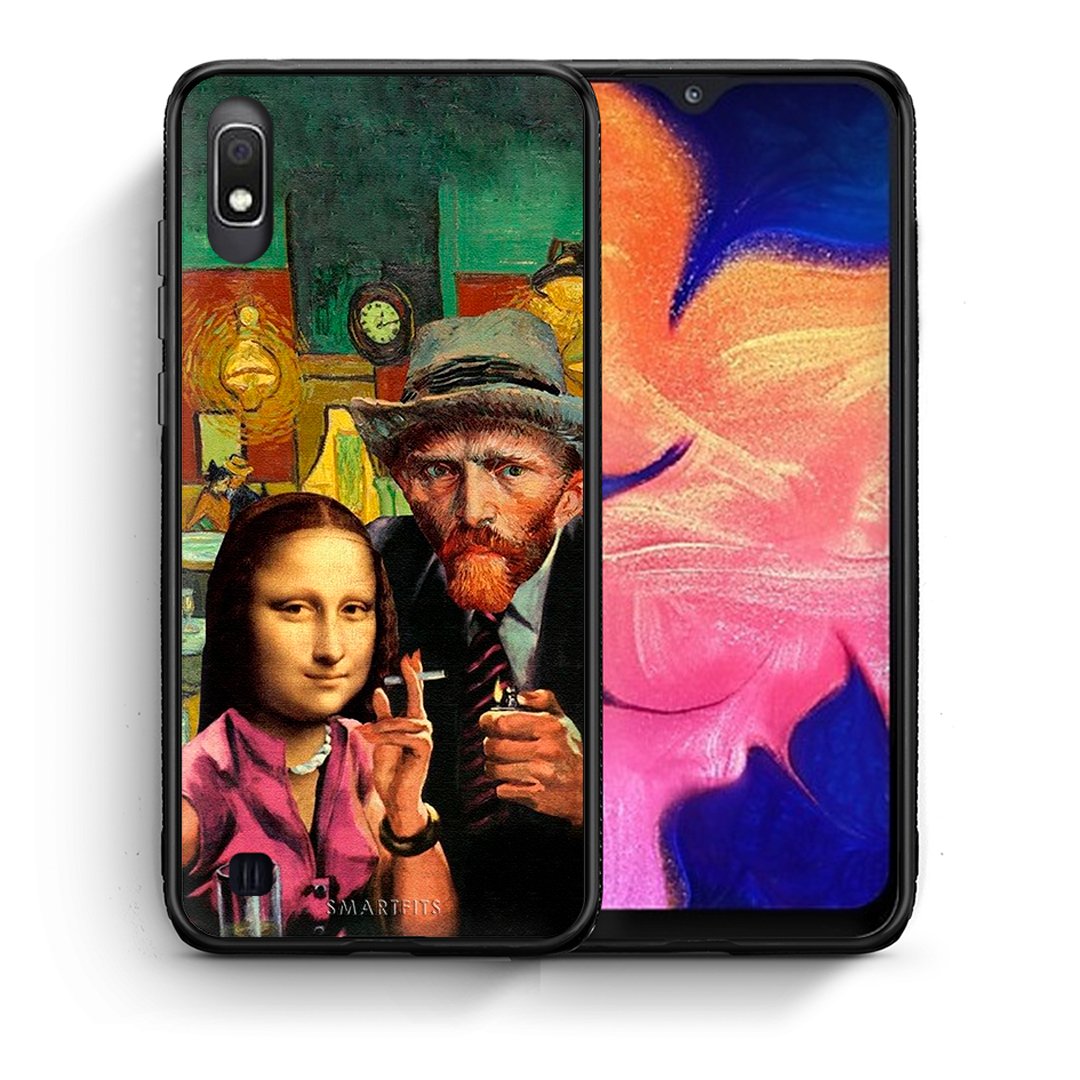 Θήκη Samsung A10 Funny Art από τη Smartfits με σχέδιο στο πίσω μέρος και μαύρο περίβλημα | Samsung A10 Funny Art case with colorful back and black bezels