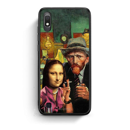 Samsung A10 Funny Art θήκη από τη Smartfits με σχέδιο στο πίσω μέρος και μαύρο περίβλημα | Smartphone case with colorful back and black bezels by Smartfits