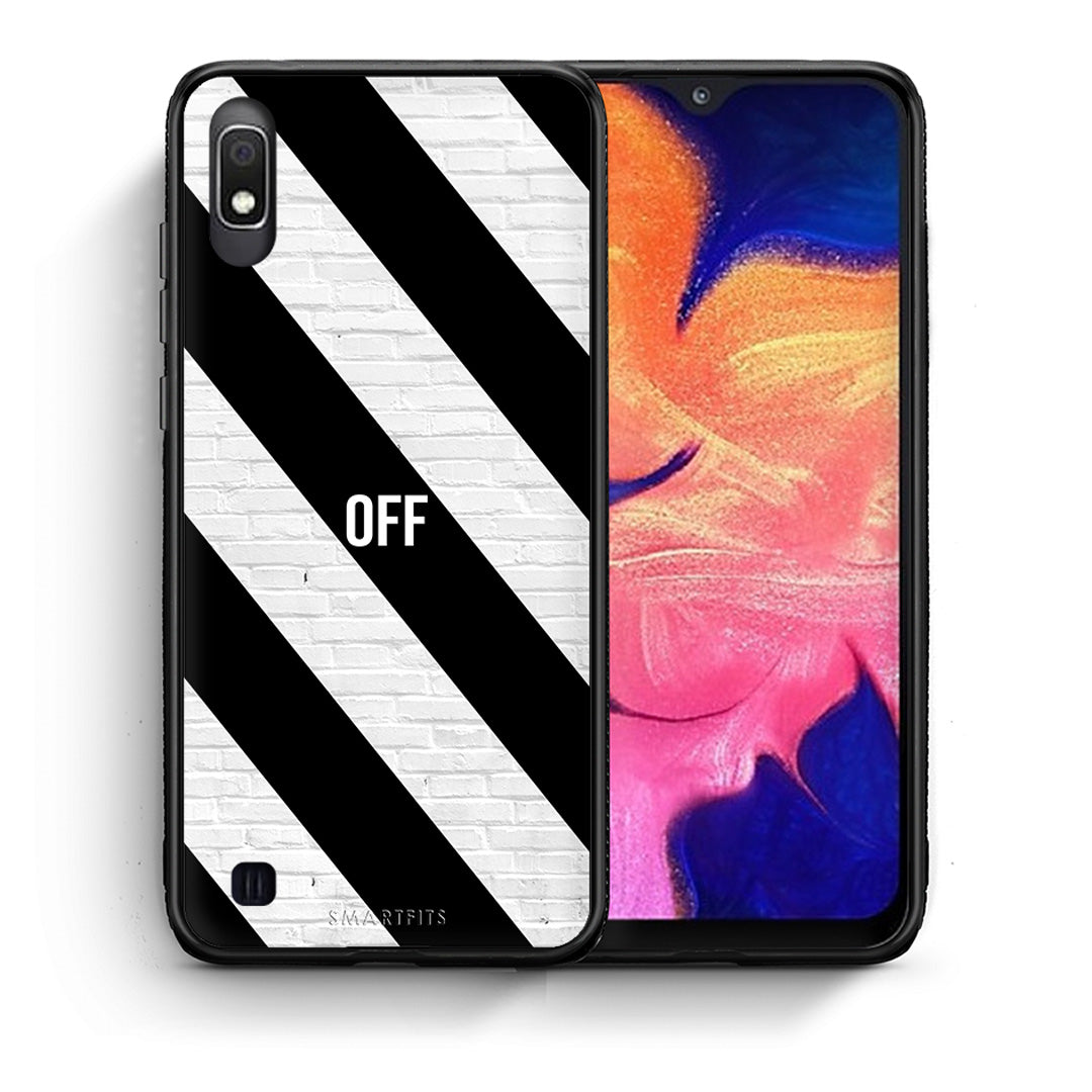 Θήκη Samsung A10 Get Off από τη Smartfits με σχέδιο στο πίσω μέρος και μαύρο περίβλημα | Samsung A10 Get Off case with colorful back and black bezels