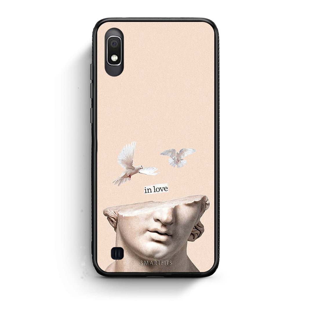 Samsung A10 In Love θήκη από τη Smartfits με σχέδιο στο πίσω μέρος και μαύρο περίβλημα | Smartphone case with colorful back and black bezels by Smartfits