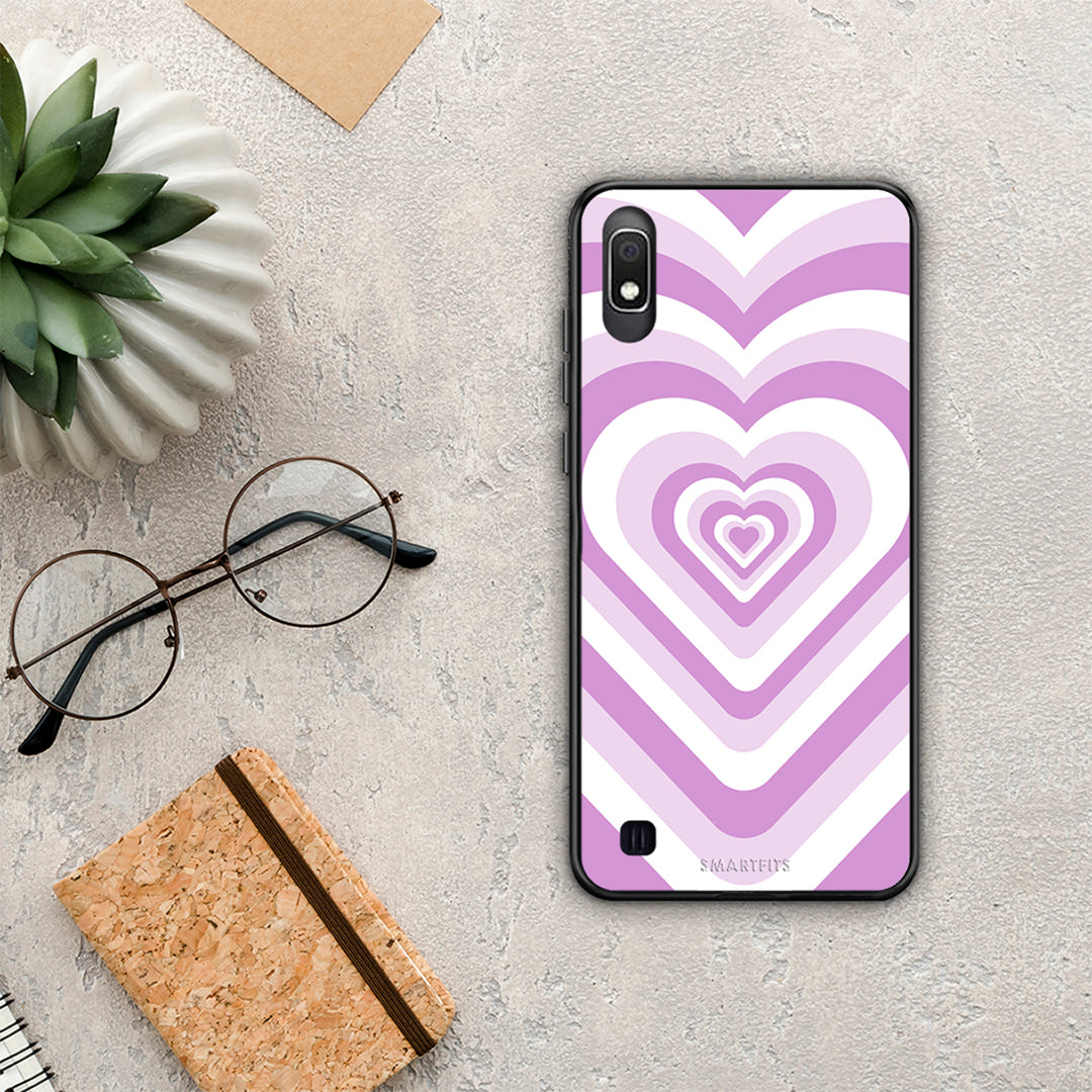 Lilac Hearts - Samsung Galaxy A10 θήκη