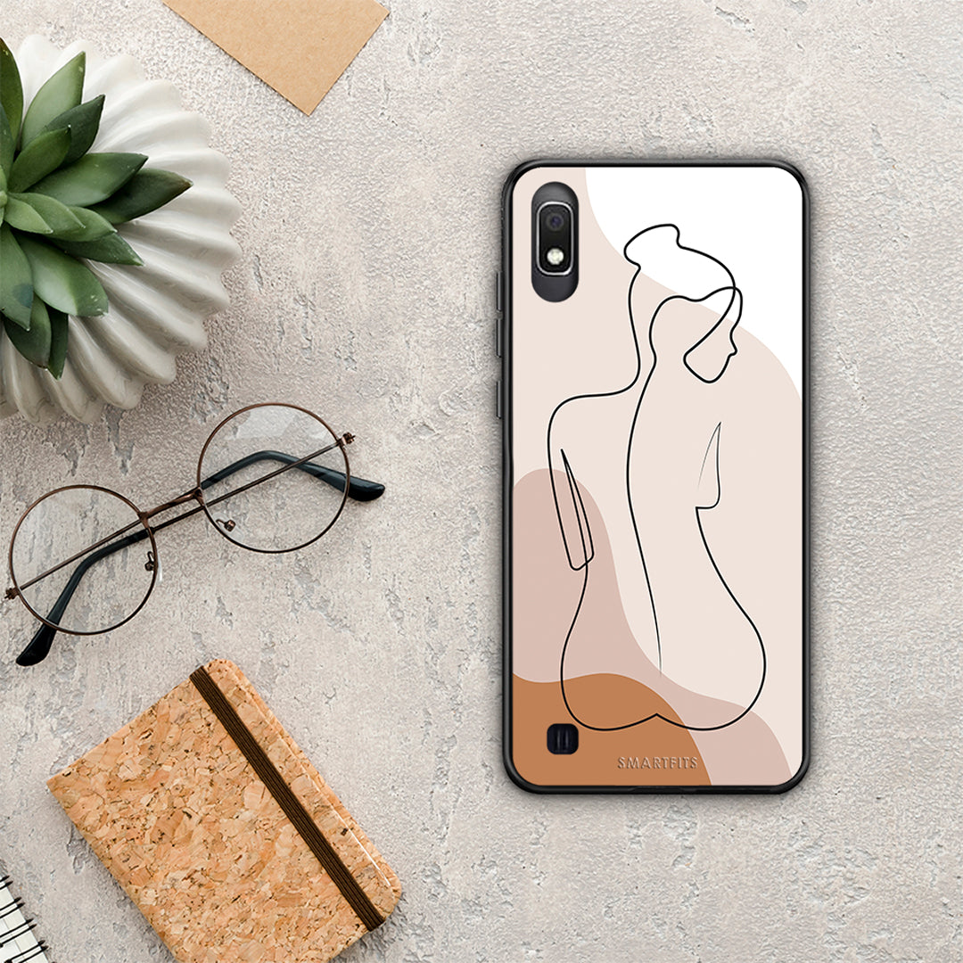 LineArt Woman - Samsung Galaxy A10 θήκη