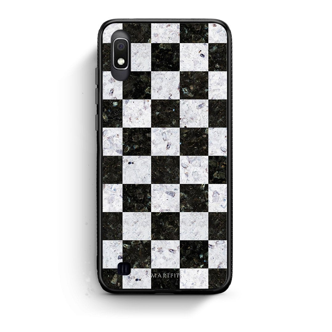 4 - Samsung A10 Square Geometric Marble case, cover, bumper