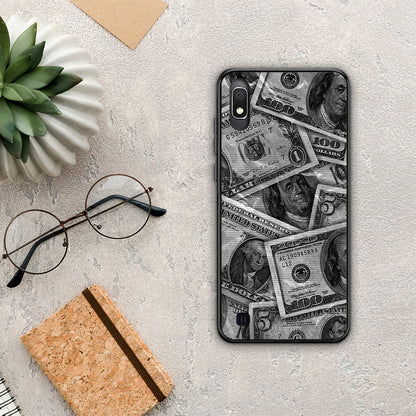 Money Dollars - Samsung Galaxy A10 θήκη