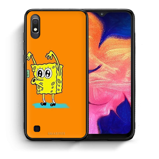 Θήκη Αγίου Βαλεντίνου Samsung A10 No Money 2 από τη Smartfits με σχέδιο στο πίσω μέρος και μαύρο περίβλημα | Samsung A10 No Money 2 case with colorful back and black bezels