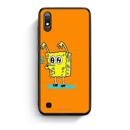 Samsung A10 No Money 2 Θήκη Αγίου Βαλεντίνου από τη Smartfits με σχέδιο στο πίσω μέρος και μαύρο περίβλημα | Smartphone case with colorful back and black bezels by Smartfits