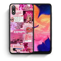 Thumbnail for Θήκη Αγίου Βαλεντίνου Samsung A10 Pink Love από τη Smartfits με σχέδιο στο πίσω μέρος και μαύρο περίβλημα | Samsung A10 Pink Love case with colorful back and black bezels